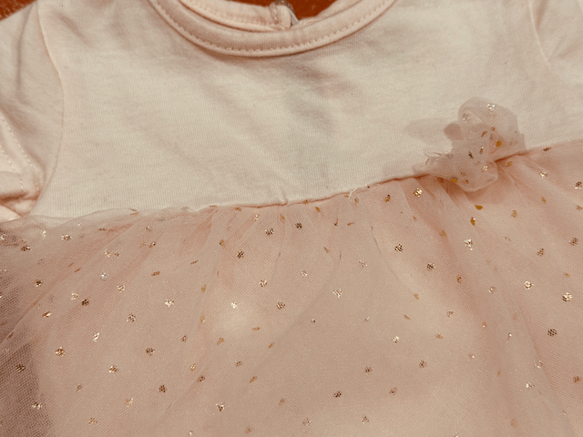 Body robe tutu, rose, Mes petits cailloux 