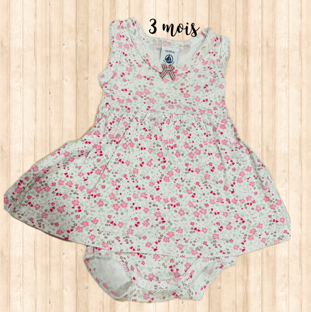 Robe body, Petit Bateau, 3 mois 