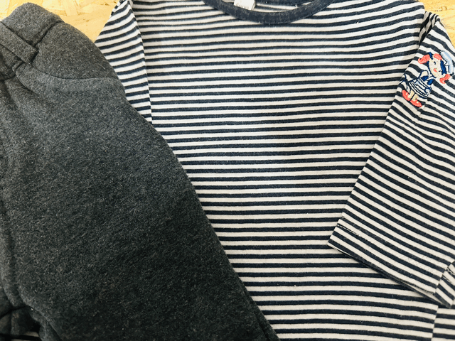 Ensemble jogging, teeshirt ML, kiabi 
