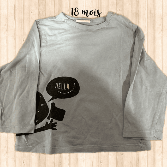Teeshirt ML, blanc