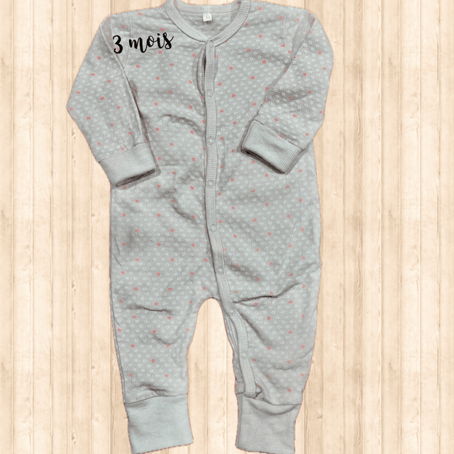 Pyjama rose, coton 