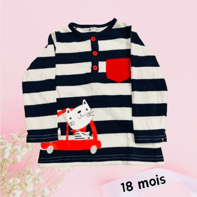 TEE-SHIRT ML, 18 mois 