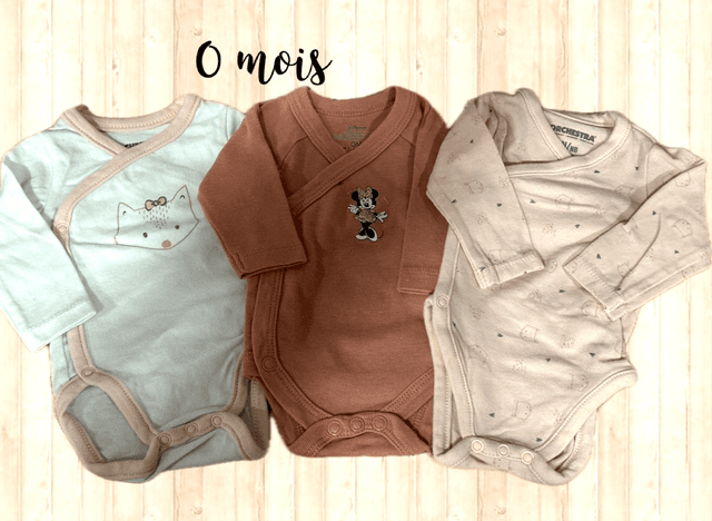 Lot de 3 bodys, ML, orchestra 