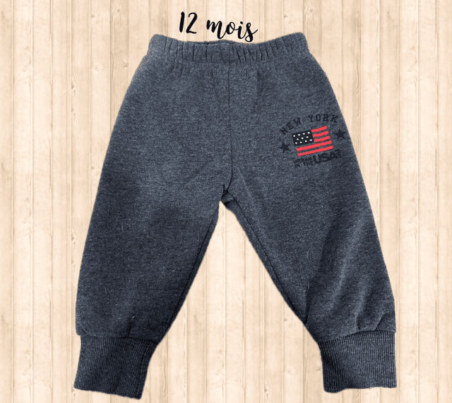 Jogging, gris, 12 mois